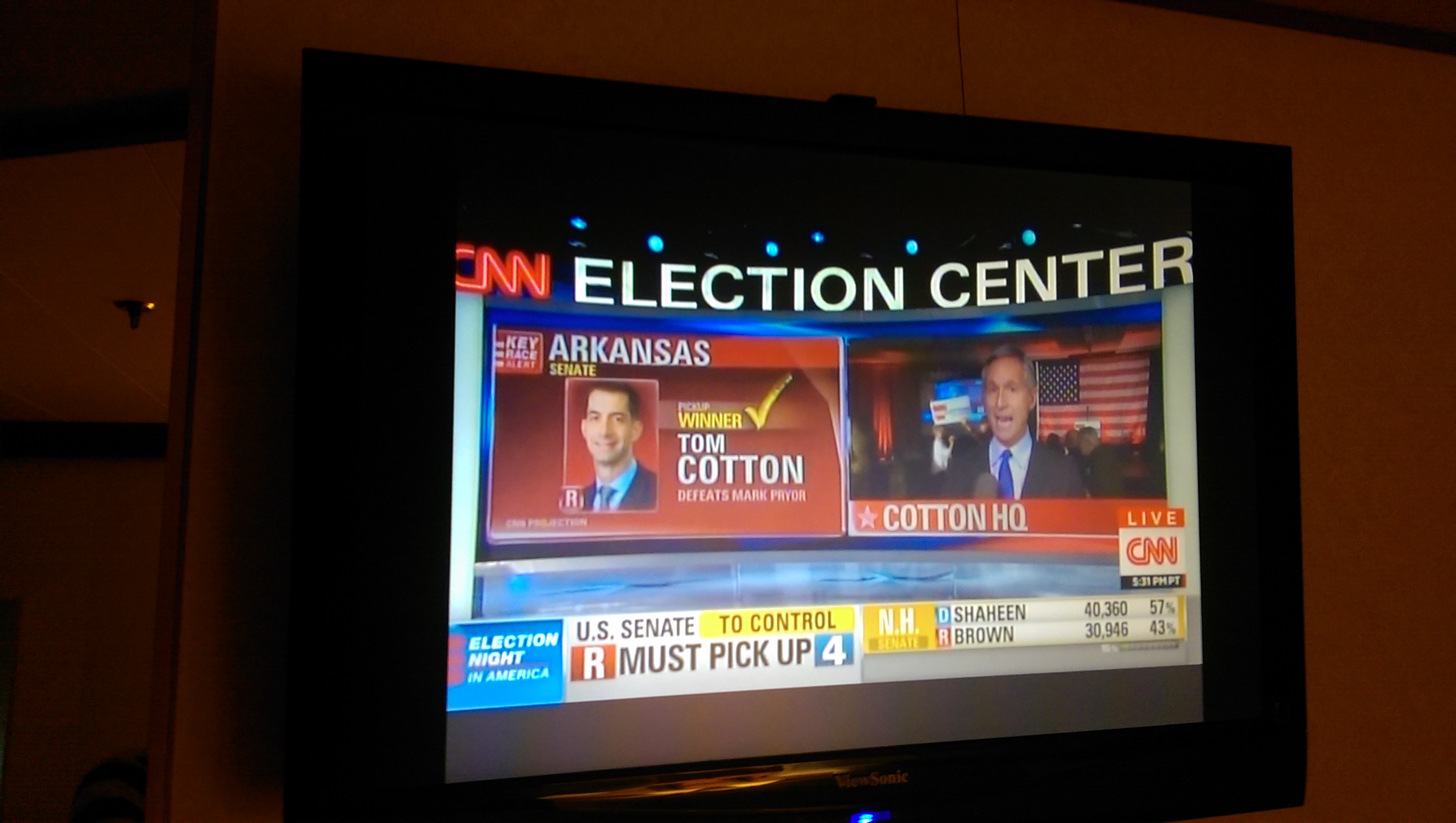 CNN新闻节目 摄于第2层