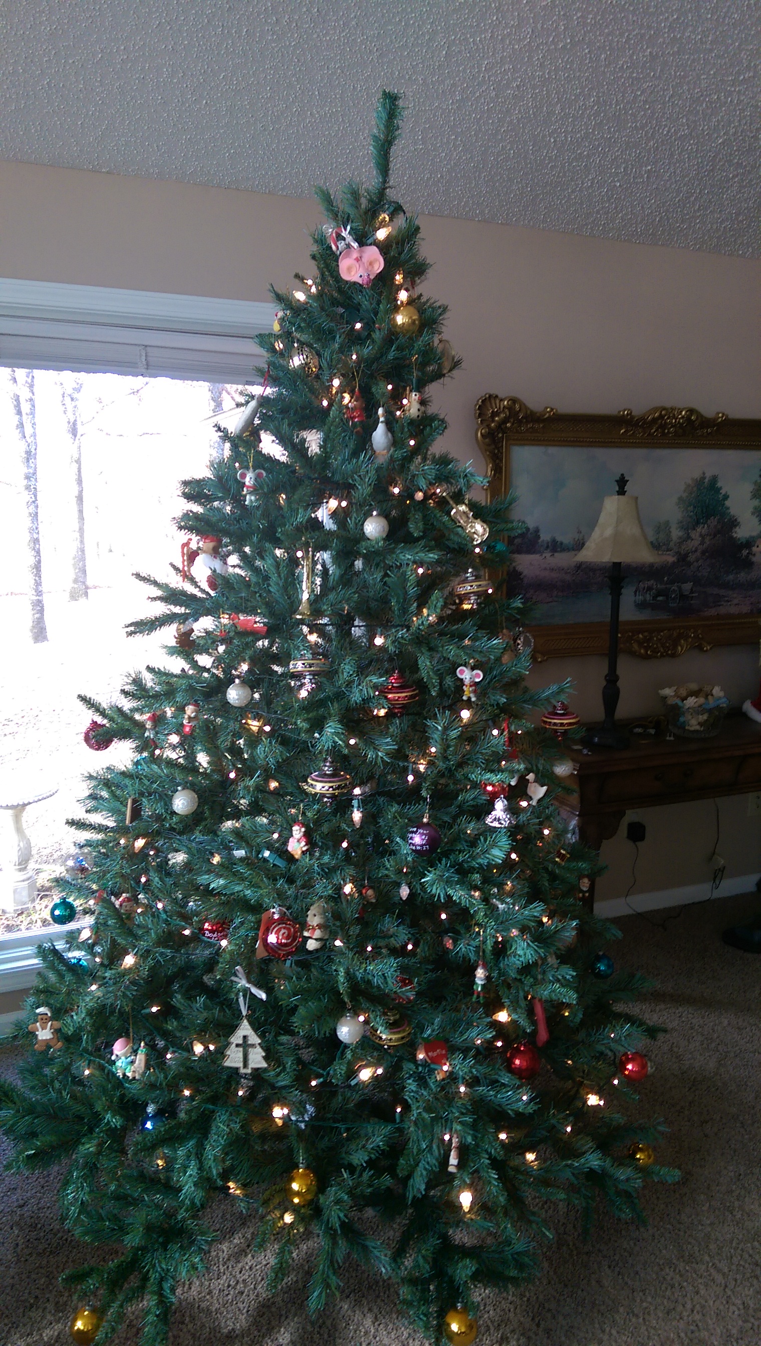 David 爷爷奶奶家的圣诞树完成品